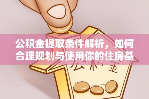 儋州公积金提取条件解析，如何合理规划与使用你的住房基金