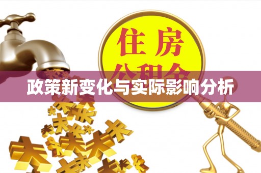 金平政策新变化与实际影响分析