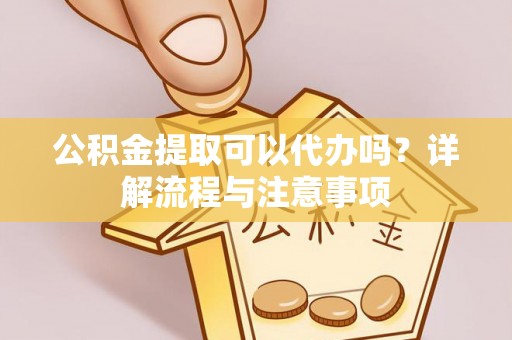 盘龙公积金提取可以代办吗？详解流程与注意事项