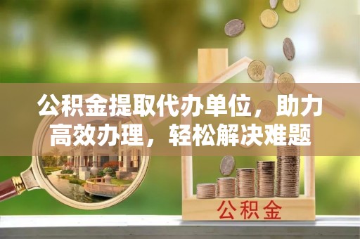 建昌公积金提取代办单位，助力高效办理，轻松解决难题
