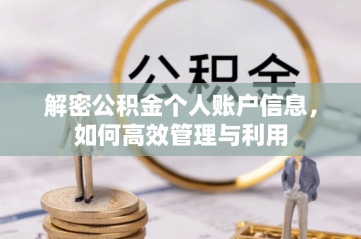 卫辉解密公积金个人账户信息，如何高效管理与利用