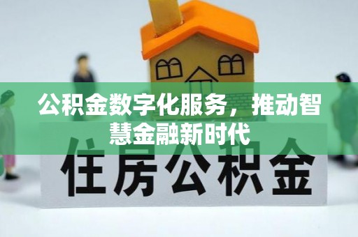 南芬公积金数字化服务，推动智慧金融新时代