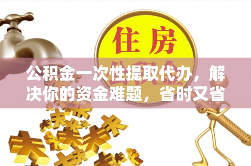 乡城公积金一次性提取代办，解决你的资金难题，省时又省心