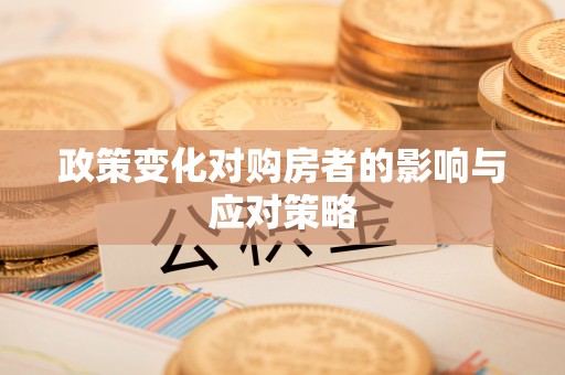 额敏政策变化对购房者的影响与应对策略