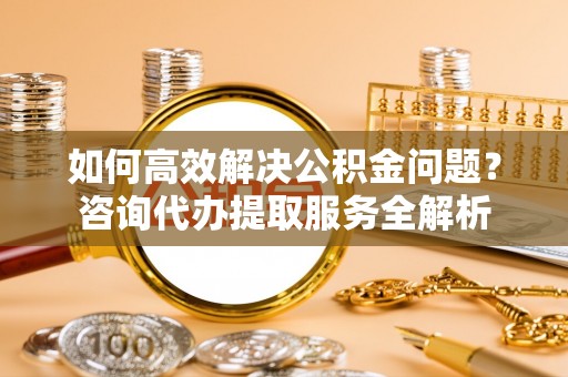 江陵如何高效解决公积金问题？咨询代办提取服务全解析